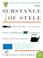 Cover of: The Substance of Style
