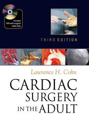 Cover of: Cardiac Surgery in the Adult by Lawrence H. Cohn