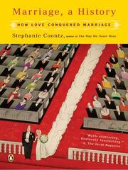 Cover of: Marriage, a History by Stephanie Coontz