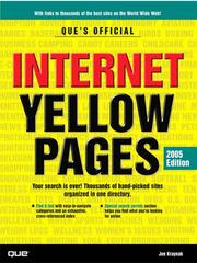 Cover of: Que's Official Internet Yellow Pages, 2005 Edition by Joe Kraynak