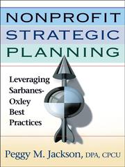 Cover of: Nonprofit Strategic Planning by Peggy M. Jackson