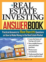 Cover of: Real Estate Investing Answer Book by Denise Evans, Denise Evans