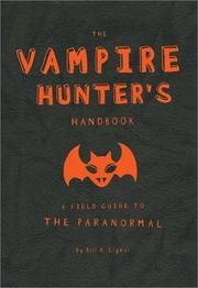 Cover of: The vampire hunter's handbook by Erin Slonaker