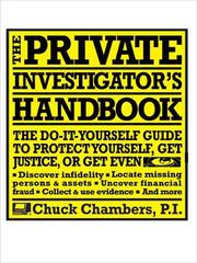 Cover of: The Private Investigator Handbook | Chuck Chambers