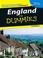 Cover of: England For Dummies