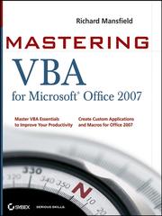 Cover of: Mastering VBA for Microsoft Office 2007