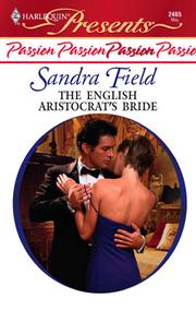 Cover of: The English Aristocrat's Bride by Sandra Field, Sandra Field