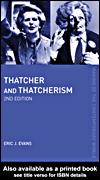 Cover of: Thatcher and Thatcherism by Eric J. Evans