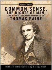 Cover of: Common Sense by Thomas Paine