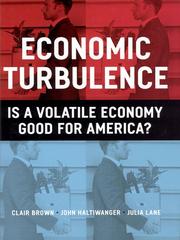 Cover of: Economic Turbulence by Clair Brown