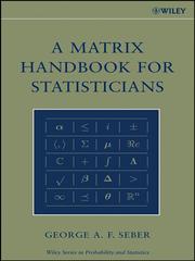 Cover of: A Matrix Handbook for Statisticians