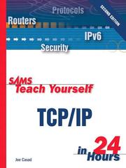 Cover of: Sams Teach Yourself TCP/IP in 24 Hours, Second Edition by Joe Casad