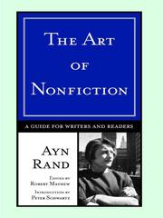 Cover of: The Art of Nonfiction by Ayn Rand