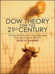 Cover of: Dow Theory for the 21st Century | Jack Schannep