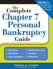 Cover of: Complete Chapter 7 Personal Bankruptcy Guide by Edward Haman, Edward Haman