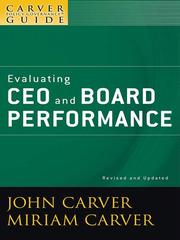 Evaluating CEO and board performance