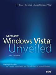 Cover of: Microsoft Windows Vista Unveiled