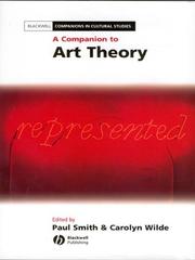 Cover of: A Companion to Art Theory