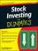 Cover of: Stock Investing For Dummies®