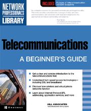 Cover of: Telecommunications by Hill Associates Inc