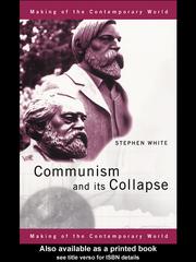 Cover of: Communism and Its Collapse by Stephen White