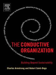 Cover of: The Conductive Organization by Hubert Saint-Onge