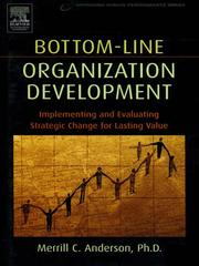Cover of: Bottom-Line Organization Development