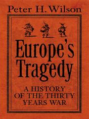 Cover of: Europe's Tragedy by Peter H. Wilson