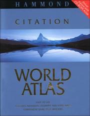 Cover of: Hammond Citation World Atlas by Hammond Incorporated.
