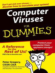 Cover of: Computer Viruses For Dummies by Peter H. Gregory, Peter H. Gregory
