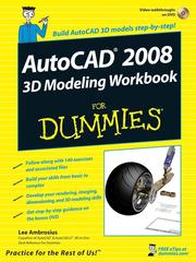 Cover of: AutoCAD 2008 3D Modeling Workbook For Dummies