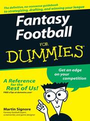 Fantasy football for dummies by Martin Signore