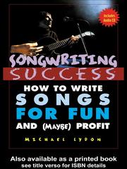 Cover of: Songwriting Success by Michael Lydon, Michael Lydon