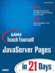 Cover of: Sams Teach Yourself JavaServer Pages in 21 Days by Steven Holzner