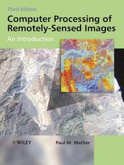 Cover of: Computer Processing of Remotely-Sensed Images by Paul M. Mather