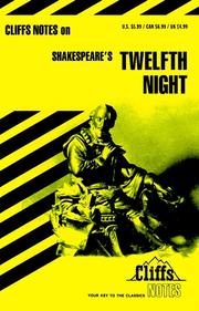 Cover of: CliffsNotes on Shakeapeare's Twelfth Night
