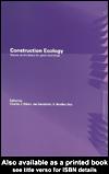 Cover of: Construction Ecology by Charles Kibert