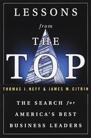 Cover of: Lessons from the Top by Paul B. Brown