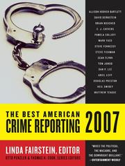 Cover of: The Best American Crime Reporting 2007 by Linda Fairstein