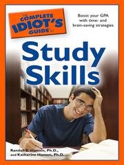 Cover of: The Complete Idiot's Guide to Study Skills by Randall S. Hansen