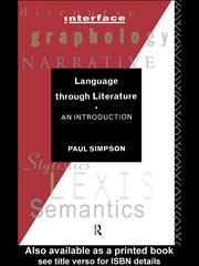 Cover of: Language Through Literature by Paul Simpson