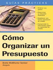 Cover of: Como Organizar un Presupuesto by Brette McWhorter Sember