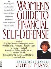 Cover of: Women's Guide to Financial Self-Defense by June Mays