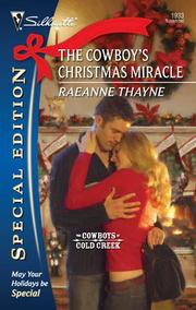 Cover of: The Cowboy's Christmas Miracle by RaeAnne Thayne