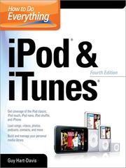 Cover of: How to Do Everything with iPod® & iTunes® by Guy Hart-Davis