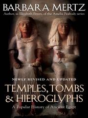 Cover of: Temples, Tombs, and Hieroglyphs by Barbara Mertz