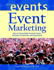 Cover of: Event Marketing by Leonard H. Hoyle