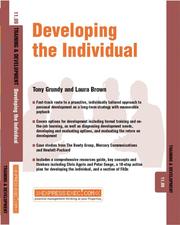 Cover of: Developing the Individual | Tony Grundy