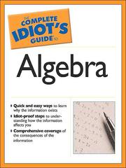 Cover of: The Complete Idiot's Guide to Algebra by W. Michael Kelley