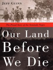 Cover of: Our Land Before We Die by Jeff Guinn